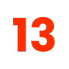 Number 13 Icon